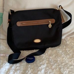 Black coach purse with black strap